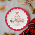 クリスマスサンタベビーシャワー紙プレート ペーパープレート<br><div class="desc">サンタベビークリスマスベビーシャワー紙プレートでフェスティバルシーズンを楽しみなさい。休日の応援に満ち、これらの紙プレートは忘れられないお祝いのための完璧なシーンを設定する。機能するほどかわいい彼らは覚えてあなたの赤ちゃんのシャワーを1つ作る必要がある。私たちの店で一致するアイテムCavaパーティーデザイン。</div>