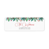 クリスマスサンタベビー男女中立パーソナライズされた ラベル (正面)