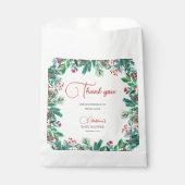 クリスマスサンタベビー男女中立ベビーシャワー フェイバーバッグ (正面)