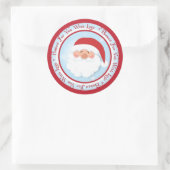 クリスマスサンタベーキングラベルシール ラウンドシール (バッグ)