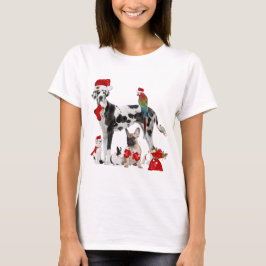 クリスマスサンタペッツ Tシャツ