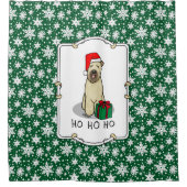 クリスマスサンタホイアテンテリア(ホイアテン1b2)かわいい シャワーカーテン (正面)