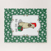 クリスマスサンタホイアテンテリア(ホイアテン1b2)かわいい ジグソーパズル (横)