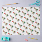 クリスマスサンタホイアテンテリア（ホイアテン1b2）かわいい 薄葉紙 (クラフト)