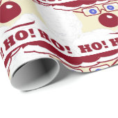 クリスマスサンタホ！ホー！ホー！彼はあなたを見ている！ ラッピングペーパー (ロールコーナー)