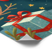 クリスマスサンタポスター ポスター (角)