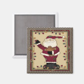 クリスマスサンタマグネット マグネット (正面/裏面)