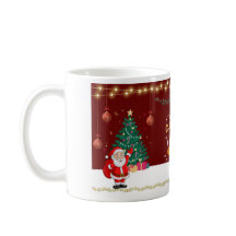クリスマスサンタマグ - 祝祭のホリデーコーヒー&紅茶