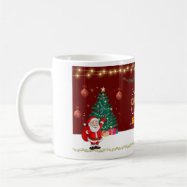 クリスマスサンタマグ - 祝祭のホリデーコーヒー＆紅茶 コーヒーマグカップ