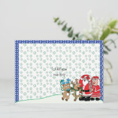 クリスマスサンタミセスクロース シーズンカード (スタンド正面)