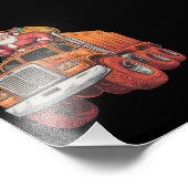 クリスマスサンタモンスタートラッククリスマスボーイズキッズ フォトプリント            (角)