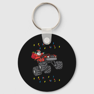クリスマスサンタモンスタートラッククリスマス少年たちToddl キーホルダー