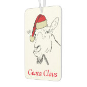 クリスマスサンタヤギクロース カーエアーフレッシュナー (左)