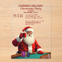 クリスマスサンタラスベガスカジノスタイルパーティー