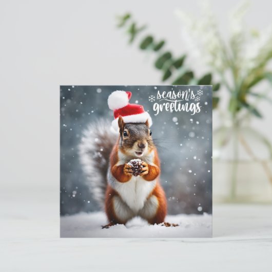 クリスマスサンタリスとピネコン シーズンカード (スタンド正面)