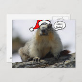 クリスマスサンタリスのはがき シーズンポストカード (正面/裏面)