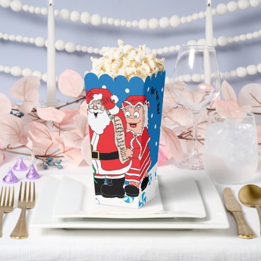 クリスマスサンタリットフェイスボックス フェイバーボックス (ウェディング)