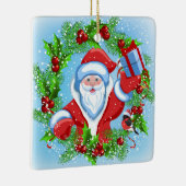 クリスマスサンタリースセラミックオーナメント セラミックオーナメント (右)