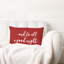 クリスマスサンタレッドホワイトストーリー装飾用クッション ランバークッション