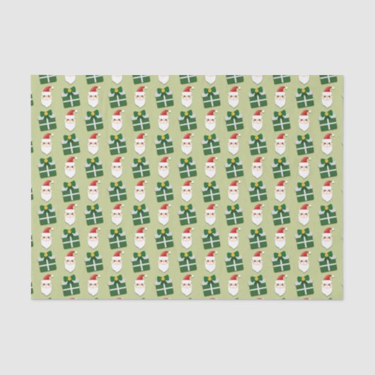クリスマスサンタレッド&グリーンフェスティバル 薄葉紙 (正面)