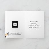 クリスマスサンタヴィンテージ シーズンカード (内部)