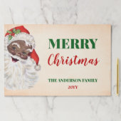 クリスマスサンタ来ーは町紙シーツパッドへ ペーパーパッド (インサイチュ)