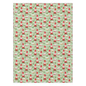 クリスマスサンタ格言デザイン テーブルクロス (正面)