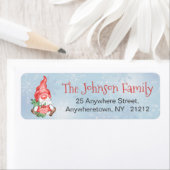 クリスマスサンタ格言ホリディパーソナライズされた ラベル (インサイチュ)