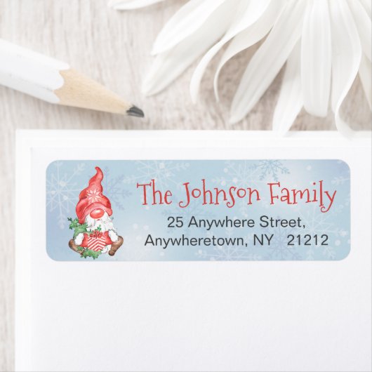 クリスマスサンタ格言ホリディパーソナライズされた ラベル (インサイチュ)