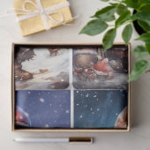 クリスマスサンタ格言 薄葉紙 (ギフト)