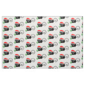 クリスマスサンタ猫ファブリック ファブリック (ファットクウォーター)