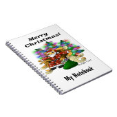 クリスマスサンタ猫 ノートブック (右側)