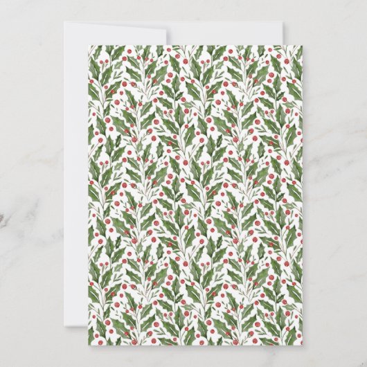 クリスマスサンタ男の赤ちゃんの赤ちゃんシャワーの招待状 招待状 (裏面)