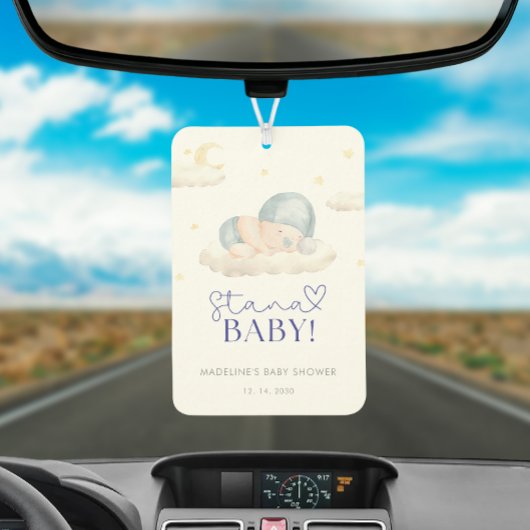 クリスマスサンタ男の赤ちゃんシャワー カーエアーフレッシュナー