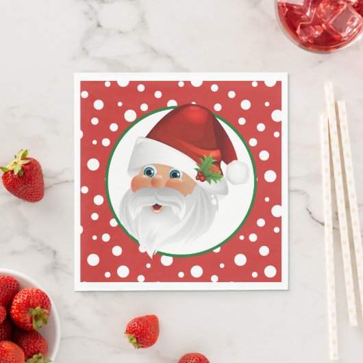 クリスマスサンタ紙ナプキンス スタンダードランチョンナプキン (インサイチュ)