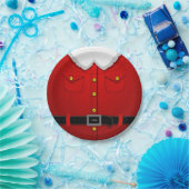 クリスマスサンタ紙プレートフェスティバルパーティープレート ペーパープレート (パーティー)