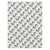 クリスマスサンタ絵を描ンと馬 テーブルクロス (正面)