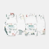 クリスマスサンタ誕生日パーティーのお願い箱 フェイバーボックス (折り畳みなし)