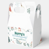 クリスマスサンタ誕生日パーティーのお願い箱 フェイバーボックス (オープン)