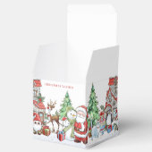 クリスマスサンタ雪だるまルドルフ猫 フェイバーボックス (オープン)