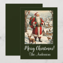 クリスマスサンタ13メリークリスマス！クリスマスカード