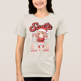 クリスマスサンタ25ウォーミー トライブレンドＴシャツ