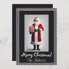 クリスマスサンタ8メリークリスマス！クリスマスカード 招待状