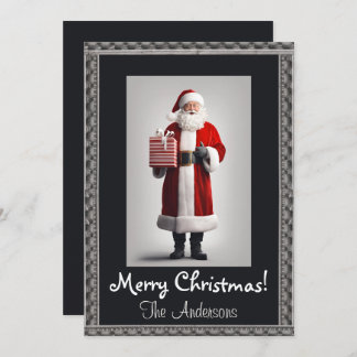 クリスマスサンタ8メリークリスマス！クリスマスカード 招待状