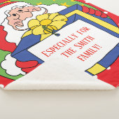 「クリスマスサンタ」をパーソナライズ毛布/中 シェルパブランケット (3/4)