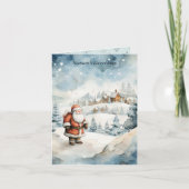 クリスマスサンタ カード (正面)