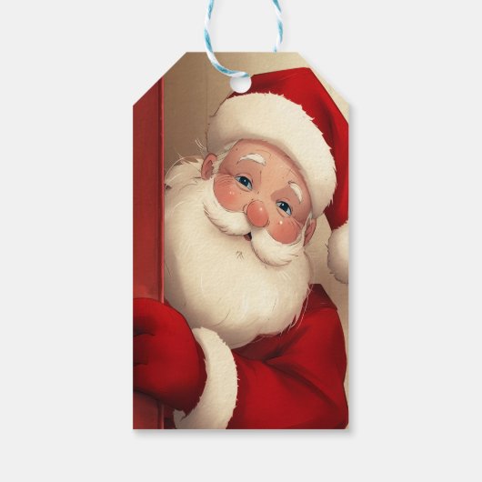 クリスマスサンタ ギフトタグ (裏面)
