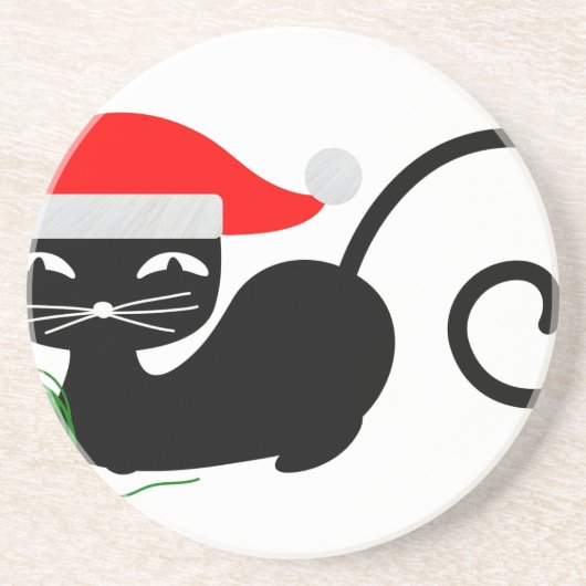 クリスマスサンタ コースター (正面)
