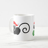 クリスマスサンタ コーヒーマグカップ (正面左)