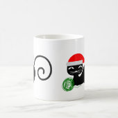クリスマスサンタ コーヒーマグカップ (中央)